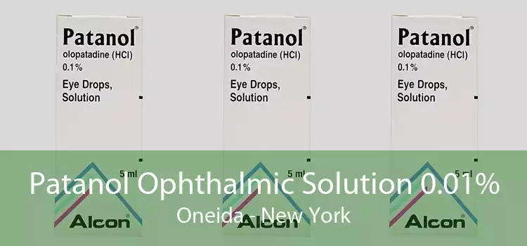 Patanol Ophthalmic Solution 0.01% Oneida - New York