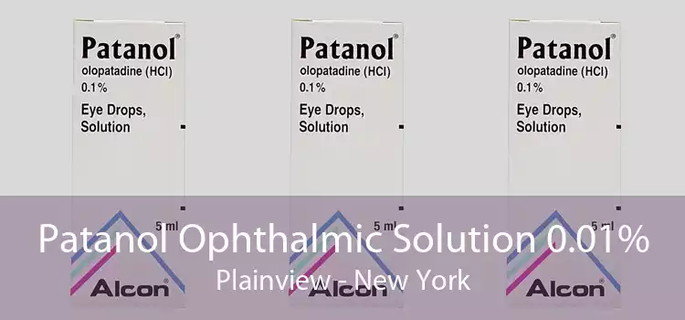 Patanol Ophthalmic Solution 0.01% Plainview - New York