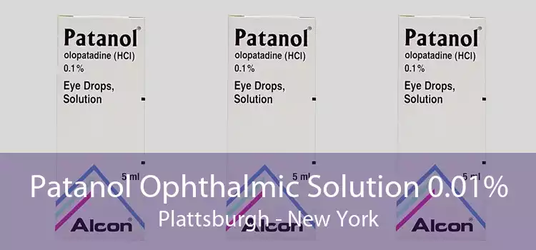 Patanol Ophthalmic Solution 0.01% Plattsburgh - New York