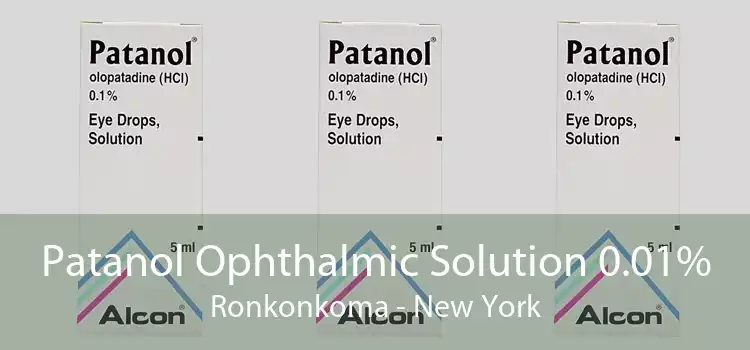 Patanol Ophthalmic Solution 0.01% Ronkonkoma - New York