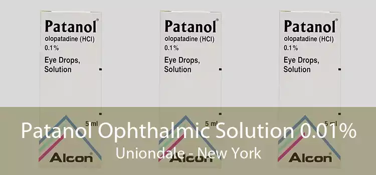 Patanol Ophthalmic Solution 0.01% Uniondale - New York