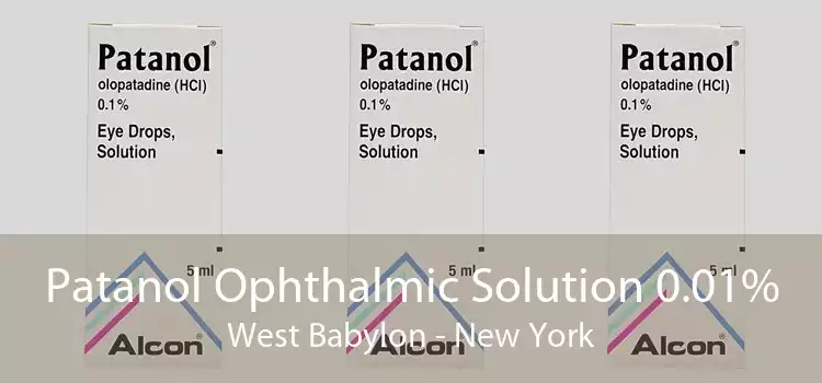 Patanol Ophthalmic Solution 0.01% West Babylon - New York