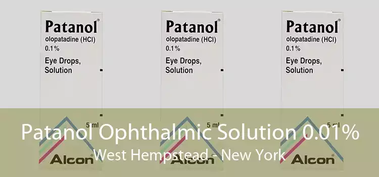 Patanol Ophthalmic Solution 0.01% West Hempstead - New York