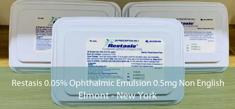 Restasis 0.05% Ophthalmic Emulsion 0.5mg Non English Elmont - New York