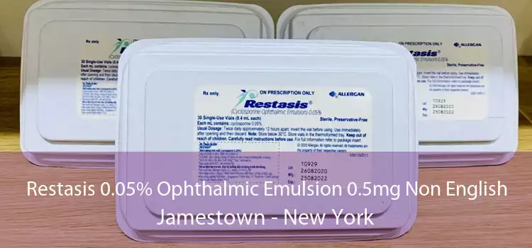 Restasis 0.05% Ophthalmic Emulsion 0.5mg Non English Jamestown - New York