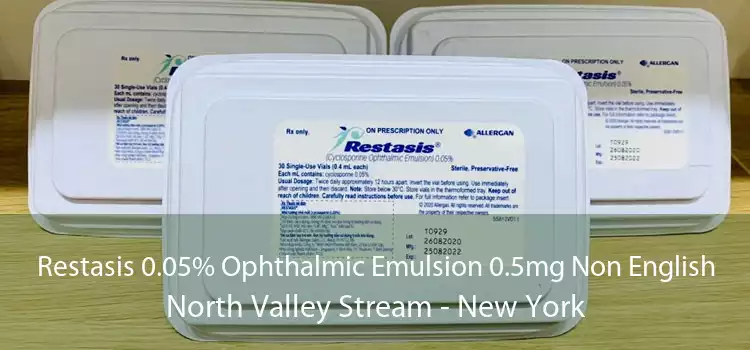 Restasis 0.05% Ophthalmic Emulsion 0.5mg Non English North Valley Stream - New York