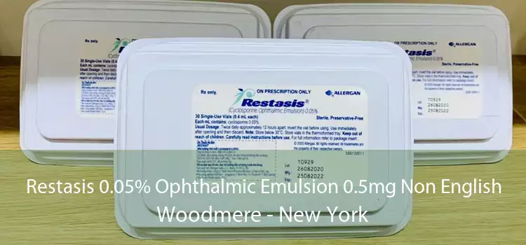 Restasis 0.05% Ophthalmic Emulsion 0.5mg Non English Woodmere - New York