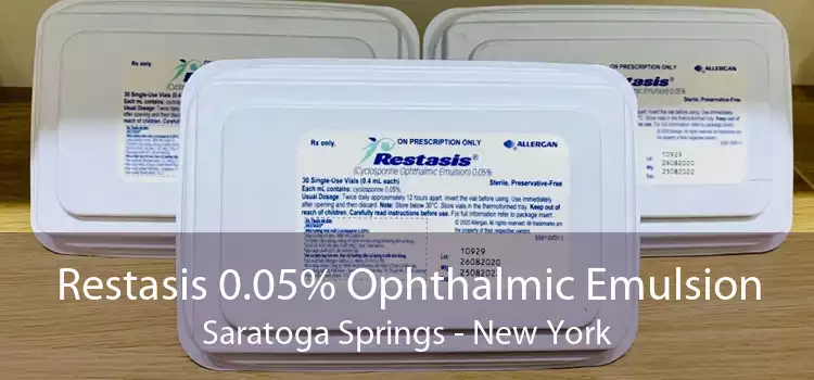 Restasis 0.05% Ophthalmic Emulsion Saratoga Springs - New York