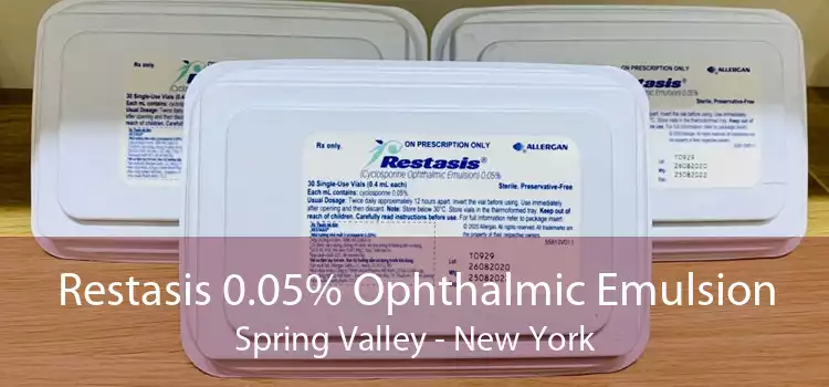 Restasis 0.05% Ophthalmic Emulsion Spring Valley - New York