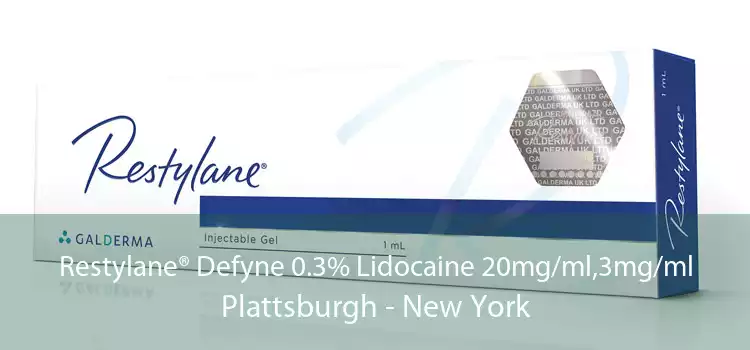 Restylane® Defyne 0.3% Lidocaine 20mg/ml,3mg/ml Plattsburgh - New York