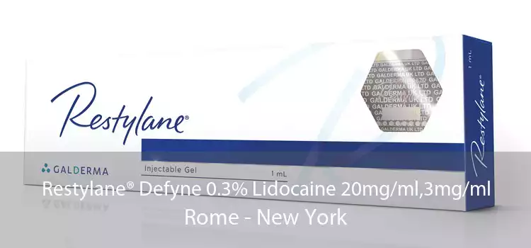 Restylane® Defyne 0.3% Lidocaine 20mg/ml,3mg/ml Rome - New York