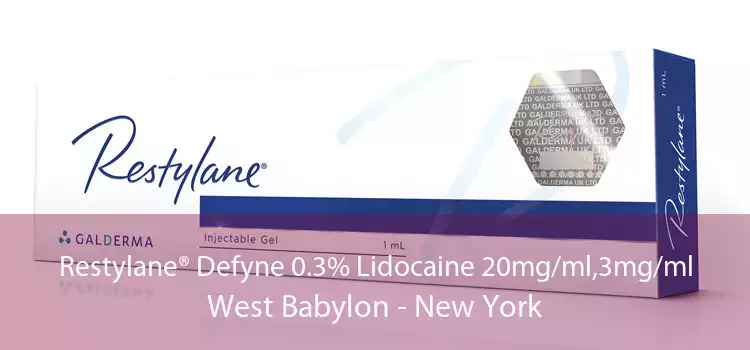 Restylane® Defyne 0.3% Lidocaine 20mg/ml,3mg/ml West Babylon - New York