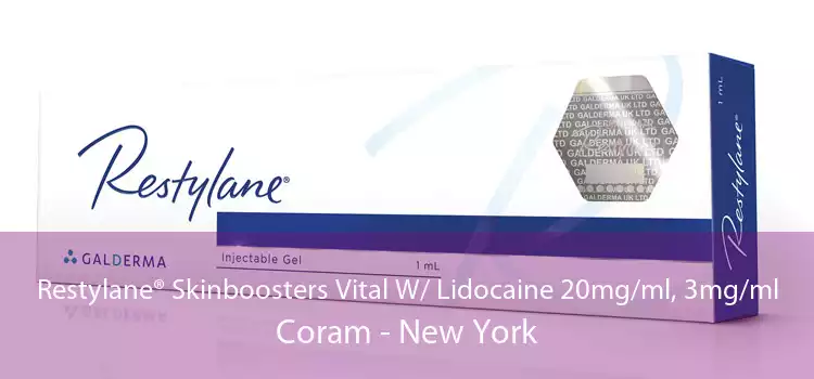 Restylane® Skinboosters Vital W/ Lidocaine 20mg/ml, 3mg/ml Coram - New York