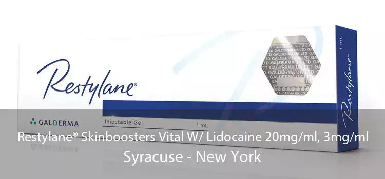 Restylane® Skinboosters Vital W/ Lidocaine 20mg/ml, 3mg/ml Syracuse - New York
