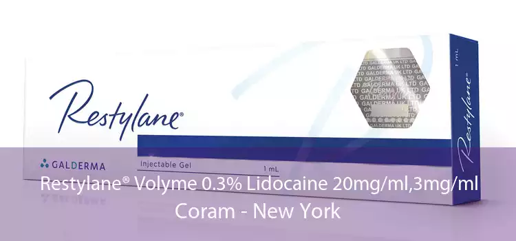 Restylane® Volyme 0.3% Lidocaine 20mg/ml,3mg/ml Coram - New York