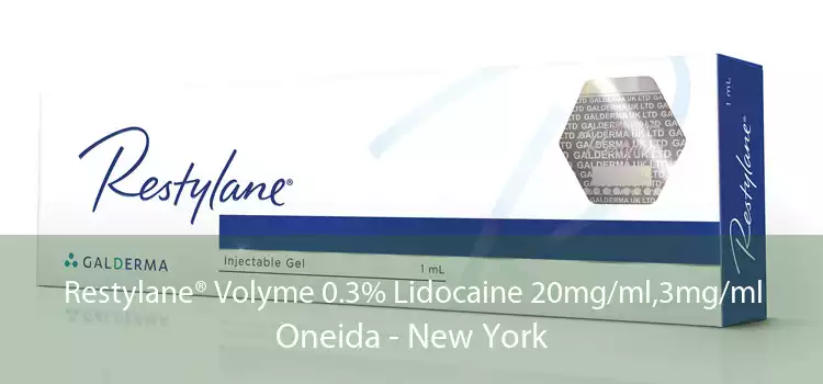 Restylane® Volyme 0.3% Lidocaine 20mg/ml,3mg/ml Oneida - New York