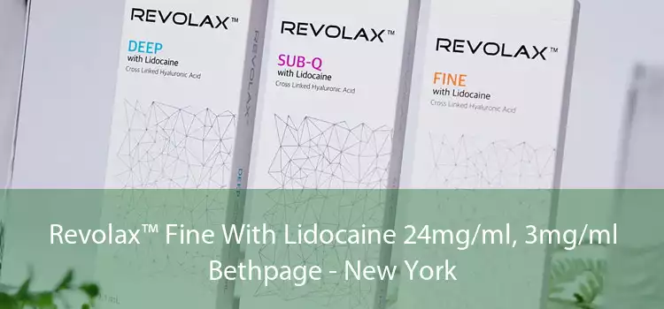 Revolax™ Fine With Lidocaine 24mg/ml, 3mg/ml Bethpage - New York