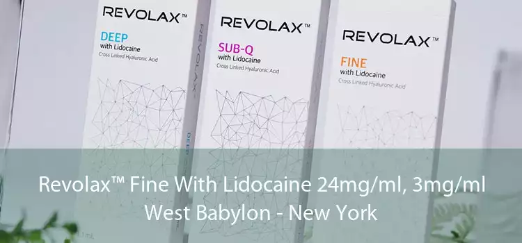 Revolax™ Fine With Lidocaine 24mg/ml, 3mg/ml West Babylon - New York