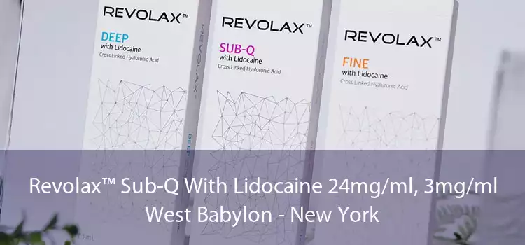 Revolax™ Sub-Q With Lidocaine 24mg/ml, 3mg/ml West Babylon - New York