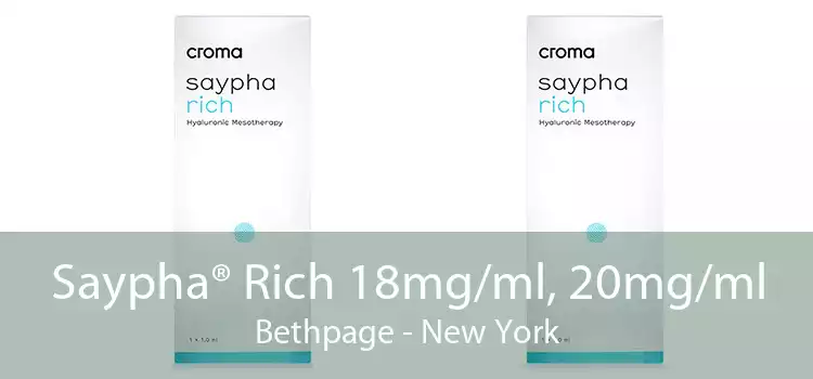 Saypha® Rich 18mg/ml, 20mg/ml Bethpage - New York