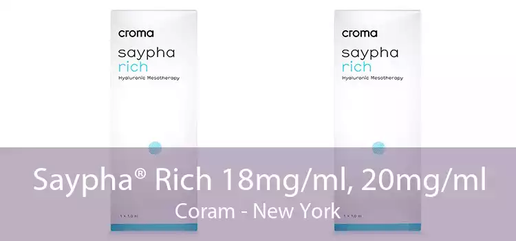 Saypha® Rich 18mg/ml, 20mg/ml Coram - New York