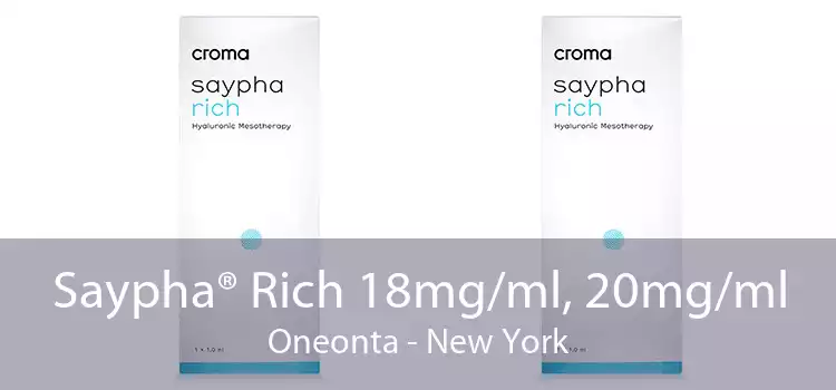 Saypha® Rich 18mg/ml, 20mg/ml Oneonta - New York
