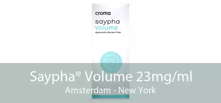 Saypha® Volume 23mg/ml Amsterdam - New York