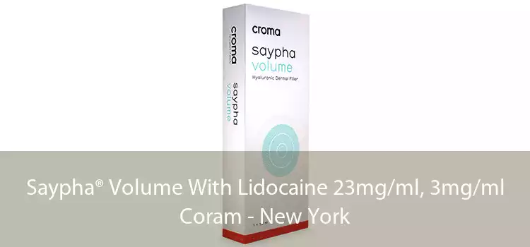 Saypha® Volume With Lidocaine 23mg/ml, 3mg/ml Coram - New York
