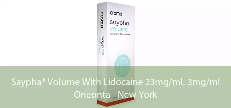 Saypha® Volume With Lidocaine 23mg/ml, 3mg/ml Oneonta - New York