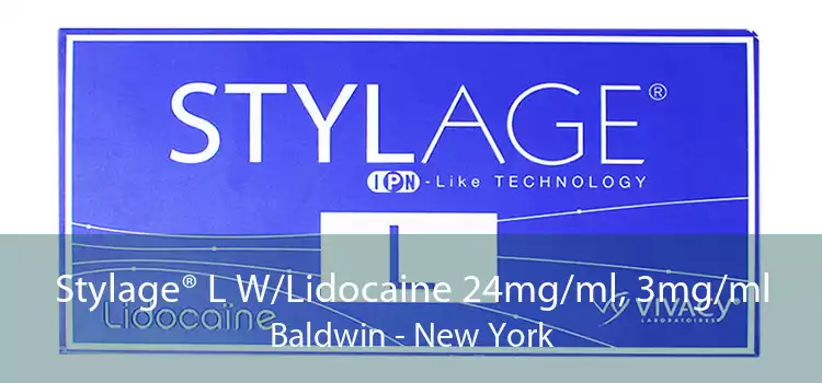 Stylage® L W/Lidocaine 24mg/ml, 3mg/ml Baldwin - New York