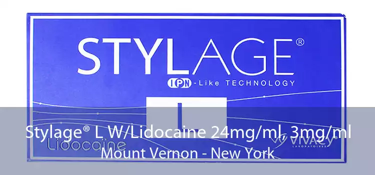 Stylage® L W/Lidocaine 24mg/ml, 3mg/ml Mount Vernon - New York