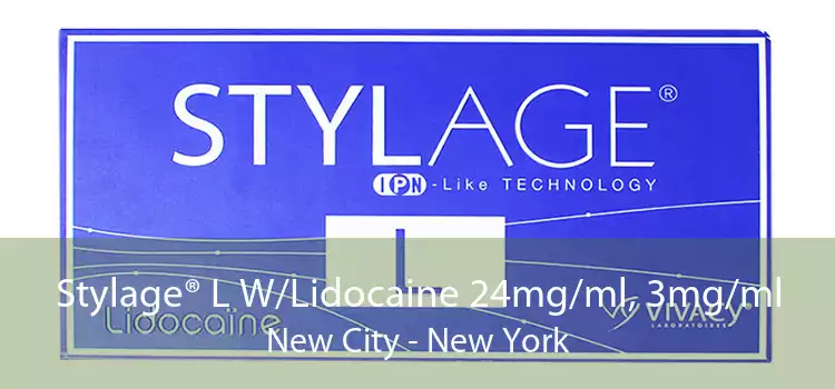Stylage® L W/Lidocaine 24mg/ml, 3mg/ml New City - New York