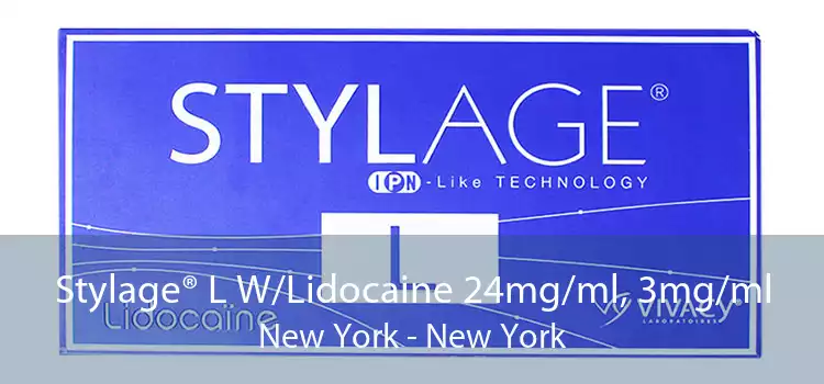 Stylage® L W/Lidocaine 24mg/ml, 3mg/ml New York - New York
