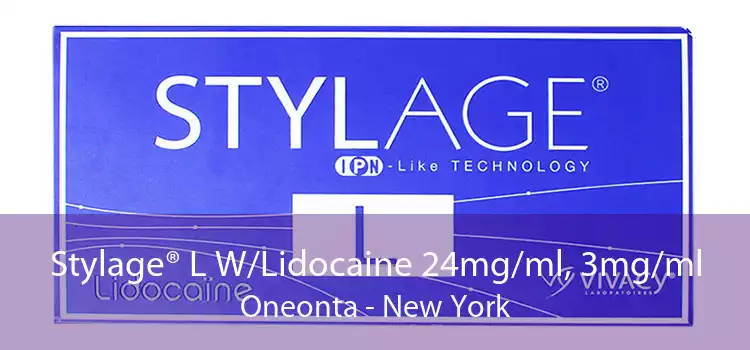 Stylage® L W/Lidocaine 24mg/ml, 3mg/ml Oneonta - New York
