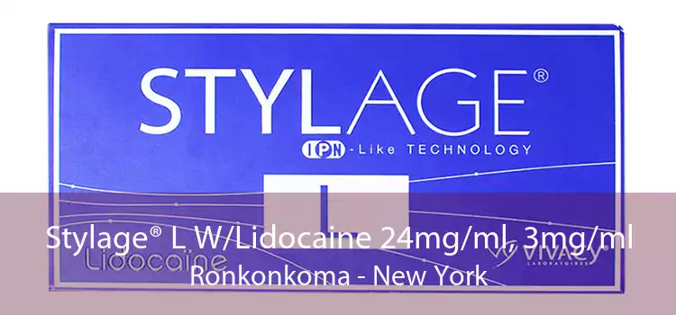 Stylage® L W/Lidocaine 24mg/ml, 3mg/ml Ronkonkoma - New York