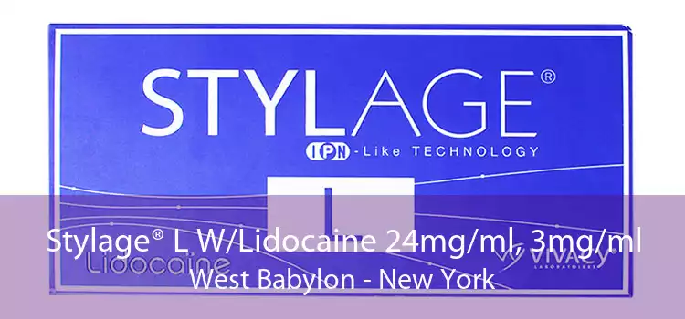 Stylage® L W/Lidocaine 24mg/ml, 3mg/ml West Babylon - New York