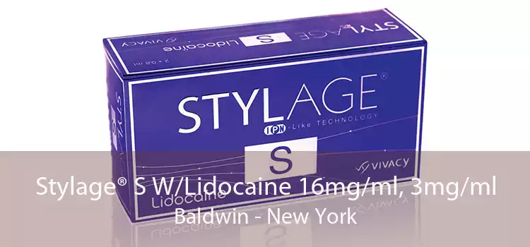 Stylage® S W/Lidocaine 16mg/ml, 3mg/ml Baldwin - New York