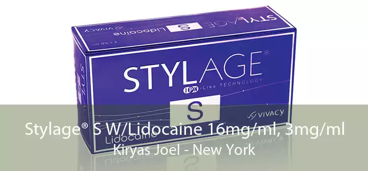 Stylage® S W/Lidocaine 16mg/ml, 3mg/ml Kiryas Joel - New York