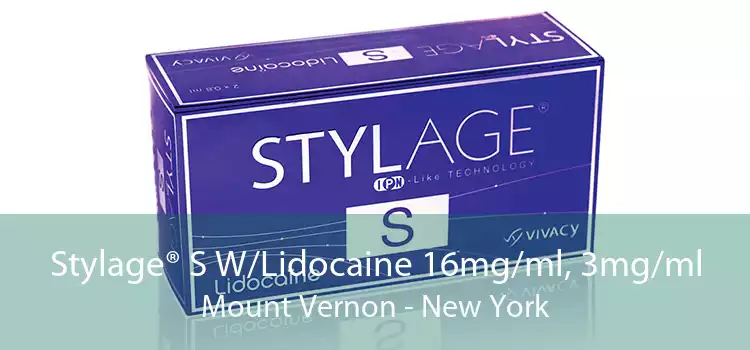 Stylage® S W/Lidocaine 16mg/ml, 3mg/ml Mount Vernon - New York