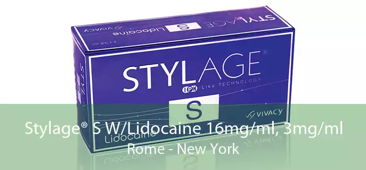 Stylage® S W/Lidocaine 16mg/ml, 3mg/ml Rome - New York