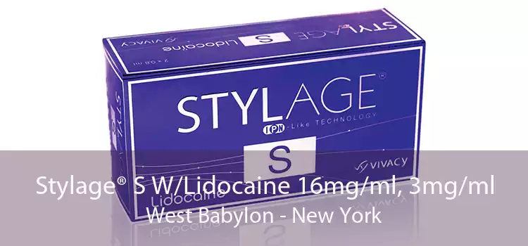 Stylage® S W/Lidocaine 16mg/ml, 3mg/ml West Babylon - New York