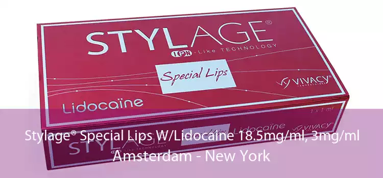 Stylage® Special Lips W/Lidocaine 18.5mg/ml, 3mg/ml Amsterdam - New York