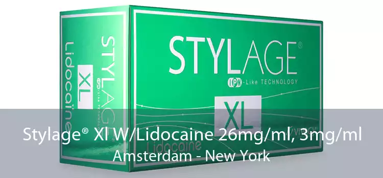 Stylage® Xl W/Lidocaine 26mg/ml, 3mg/ml Amsterdam - New York