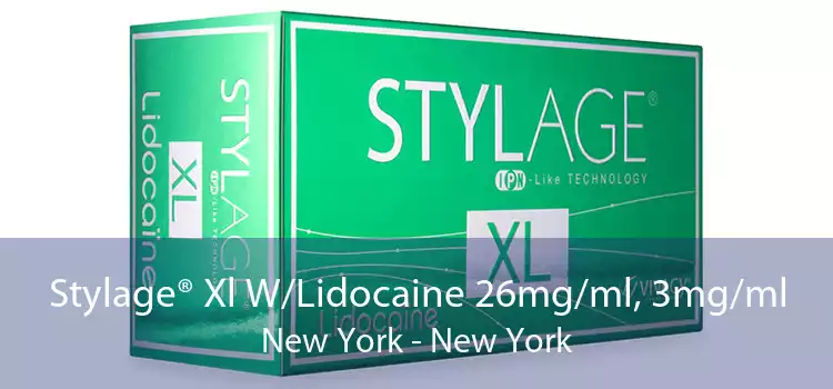 Stylage® Xl W/Lidocaine 26mg/ml, 3mg/ml New York - New York