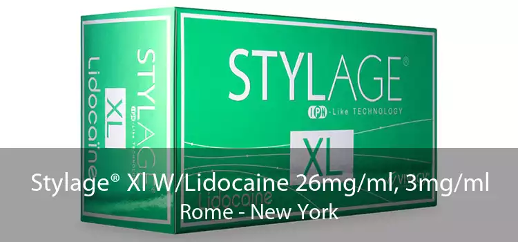 Stylage® Xl W/Lidocaine 26mg/ml, 3mg/ml Rome - New York