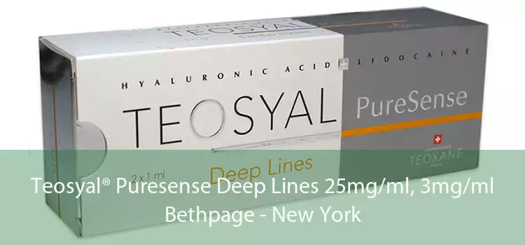 Teosyal® Puresense Deep Lines 25mg/ml, 3mg/ml Bethpage - New York