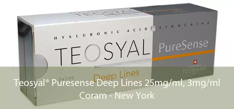 Teosyal® Puresense Deep Lines 25mg/ml, 3mg/ml Coram - New York