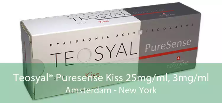 Teosyal® Puresense Kiss 25mg/ml, 3mg/ml Amsterdam - New York