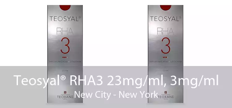 Teosyal® RHA3 23mg/ml, 3mg/ml New City - New York