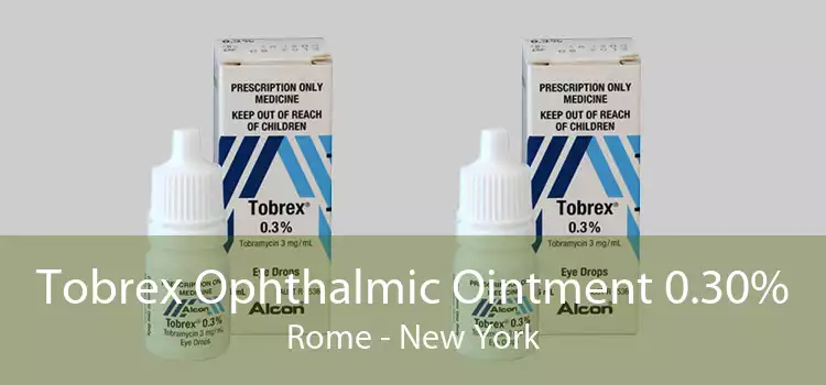 Tobrex Ophthalmic Ointment 0.30% Rome - New York
